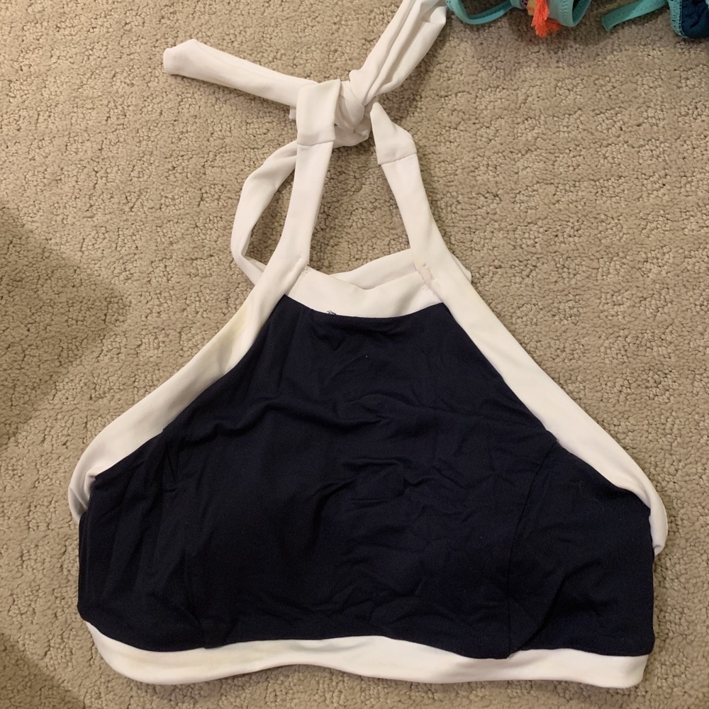 Seafolly bikini top navy